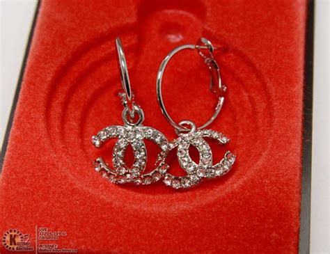 chanel earrings real or fake|replica chanel earrings.